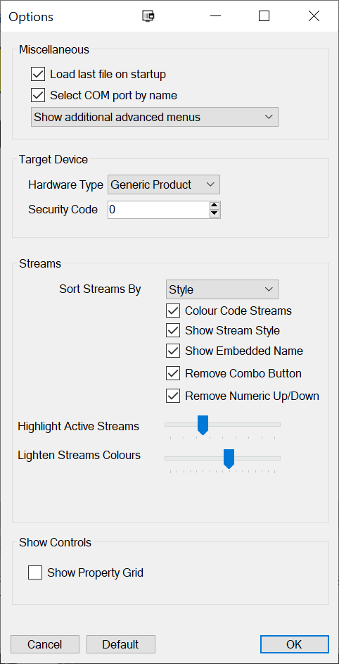 OptionsWindow